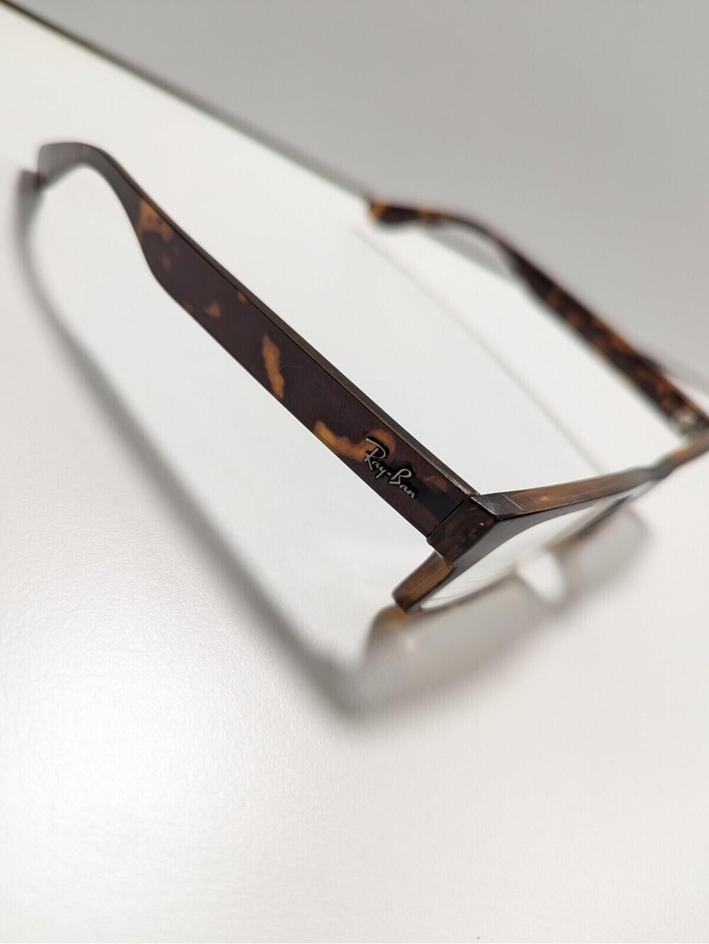 Ray Ban RB 7030 5396 Eyeglasses Brown Size: 53-17-140 Made In Italy FRAMES ONLY - Picture 3 of 9